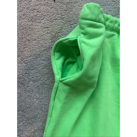 NWOT SKIMS Light French Terry Pant - Neon Green 4X, $80 A28 - Picture 4 of 7